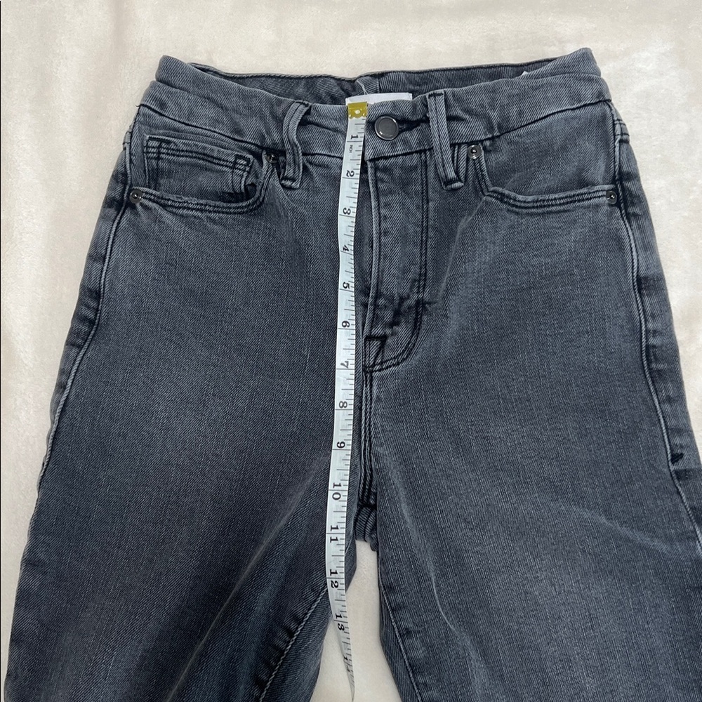 ✨ Good American Slim Raw Hem Skinny Jeans — Size 0 (EUC) - Picture 8 of 10